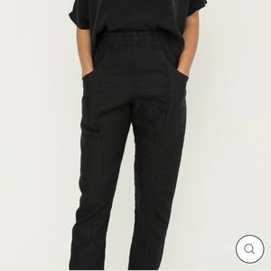Elizabeth Suzann Black Straight Leg Pants